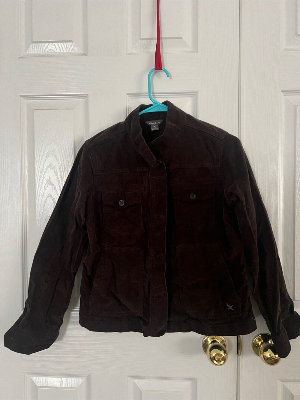 Eddie Bauer Dark Brown Corduroy Jacket